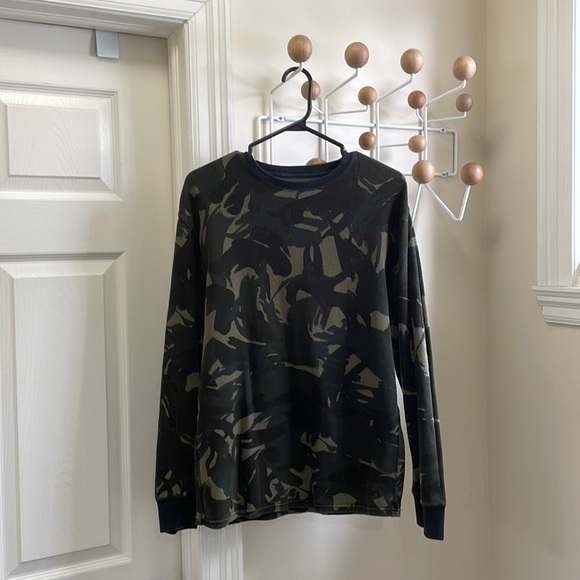 Ralph Lauren - Camouflage Long Sleeve Shirt - Green - M - Picture 1 of 9
